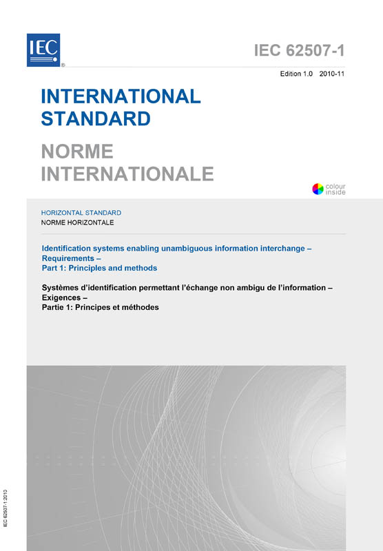 Cover IEC 62507-1:2010